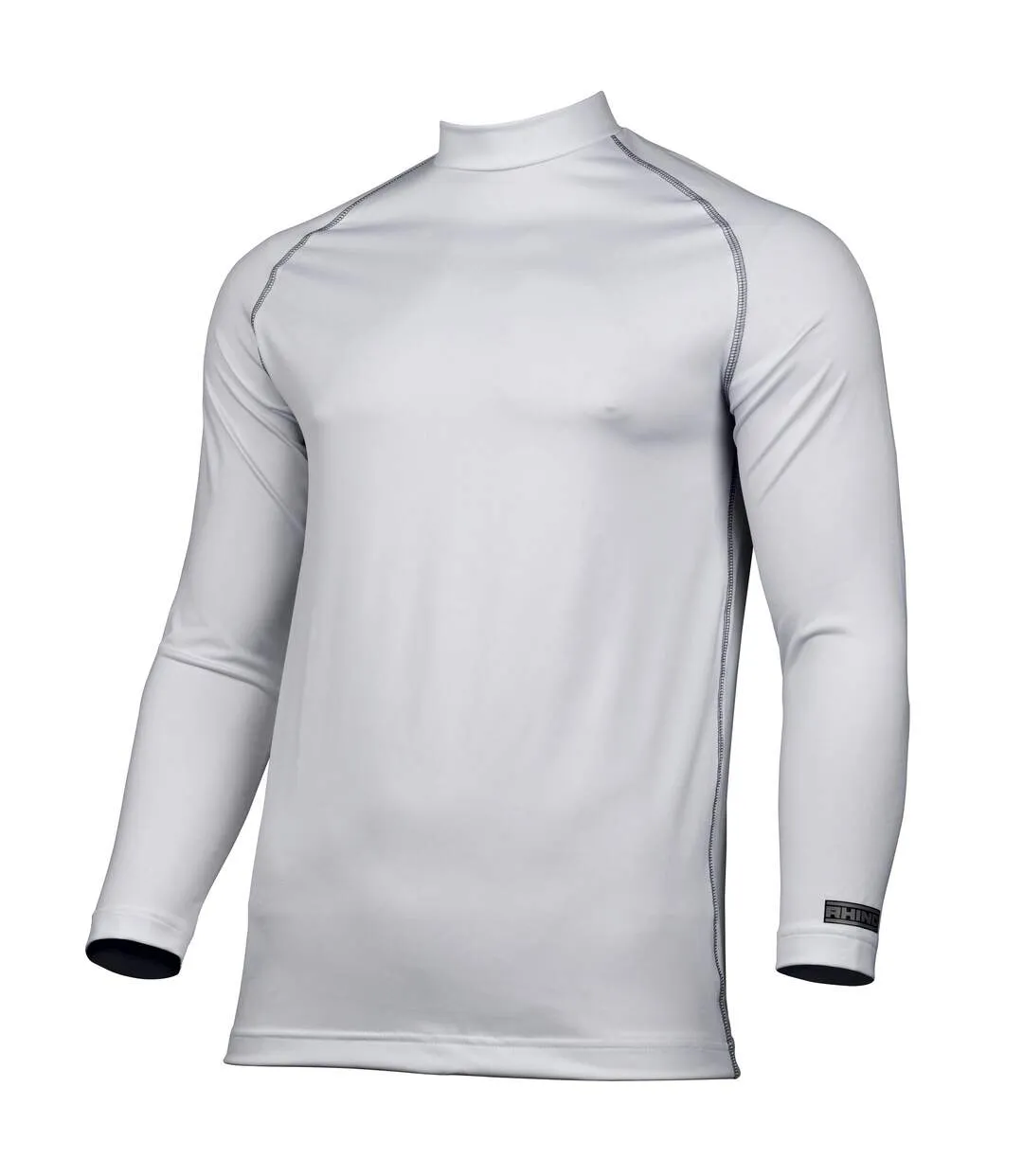 Rhino Mens Thermal Underwear Long Sleeve Base Layer Vest Top (White) - UTRW1276