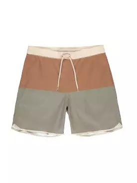 Rylee & Cru - Men's Color Block Dolphin Boardshort