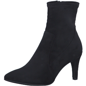 S Oliver Black Heeled Boot