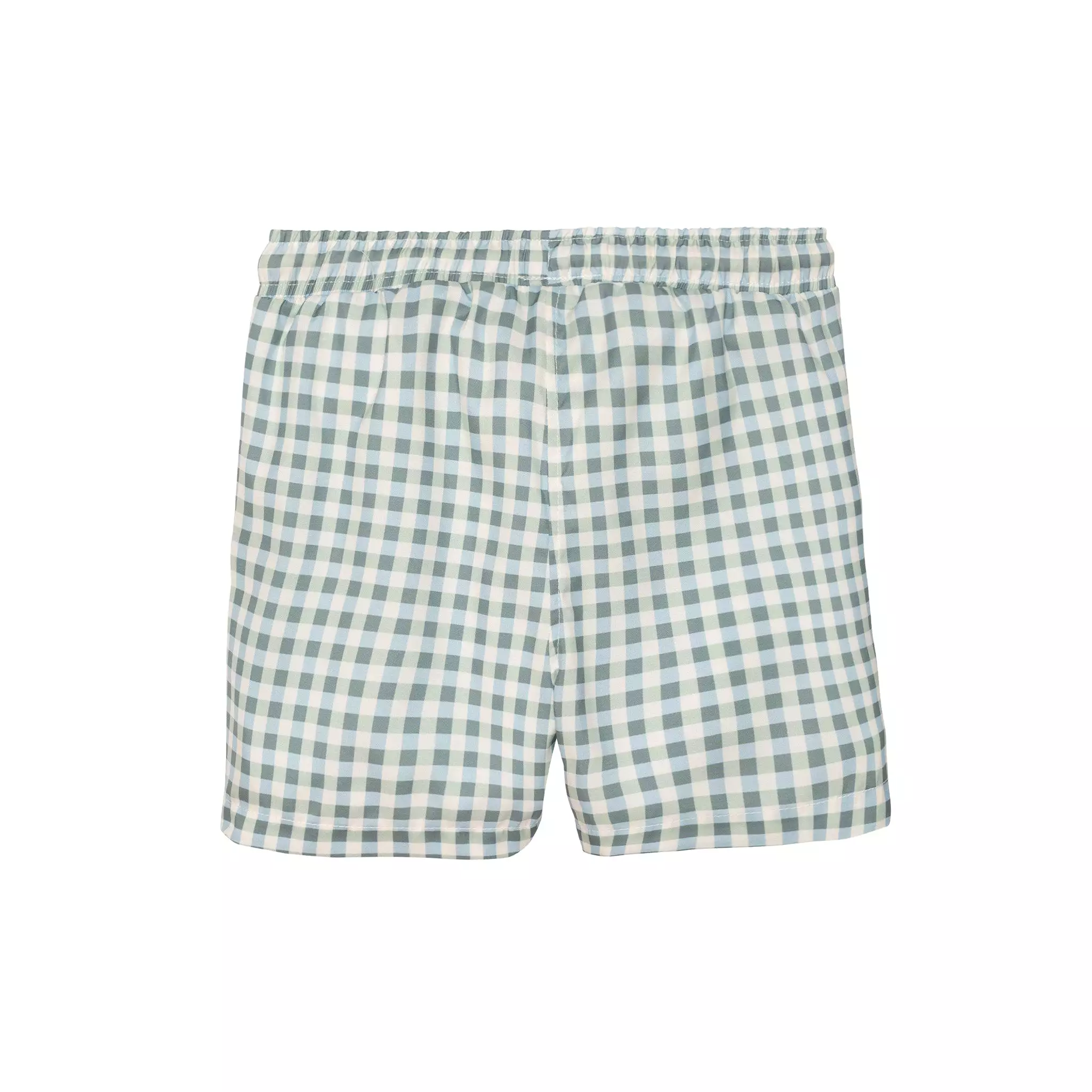 Seaqual Recycled Polyester Gingham Baby Swim Trunks