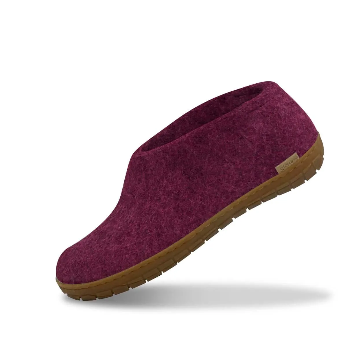 Shoe with natural rubber sole - honey - Cranberry