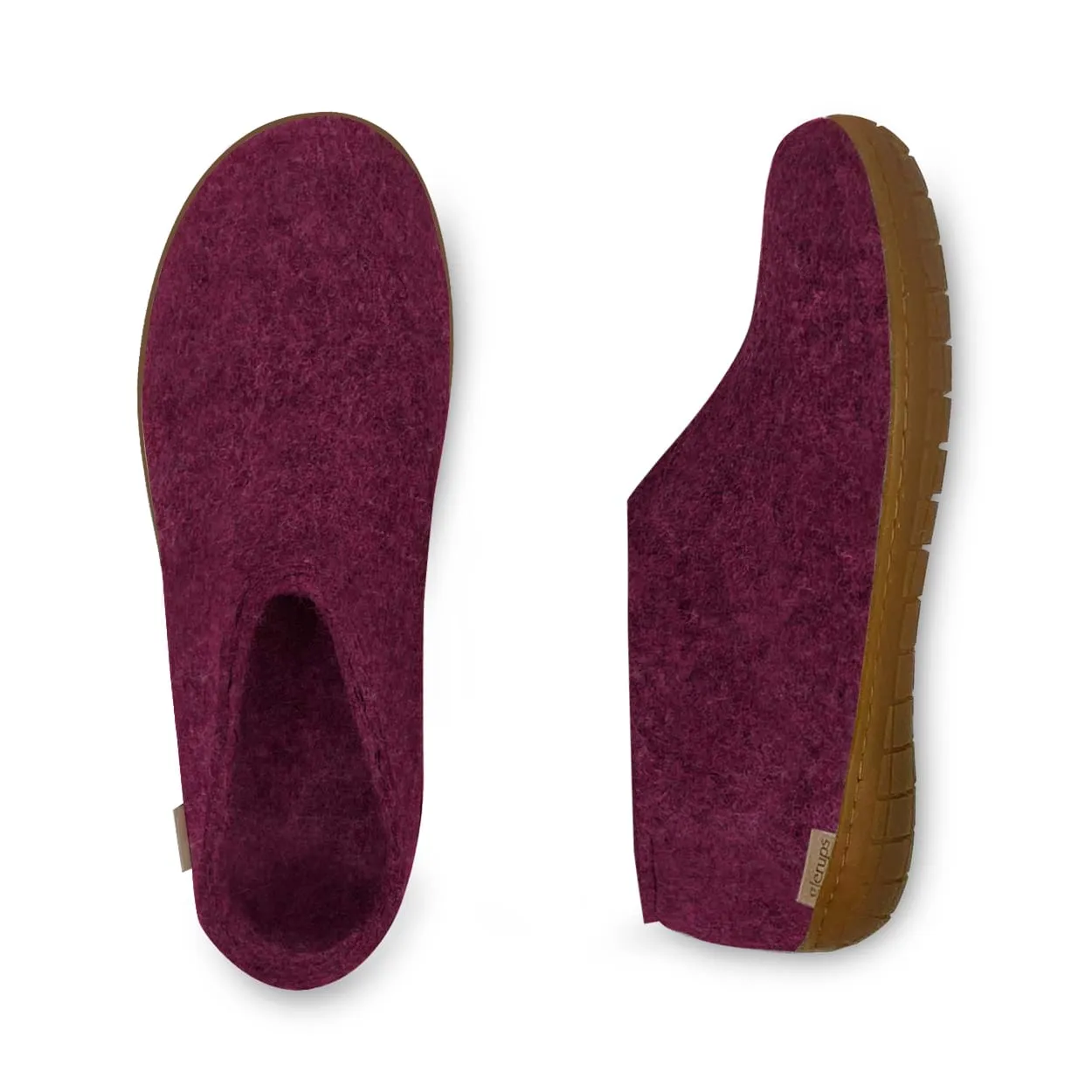 Shoe with natural rubber sole - honey - Cranberry