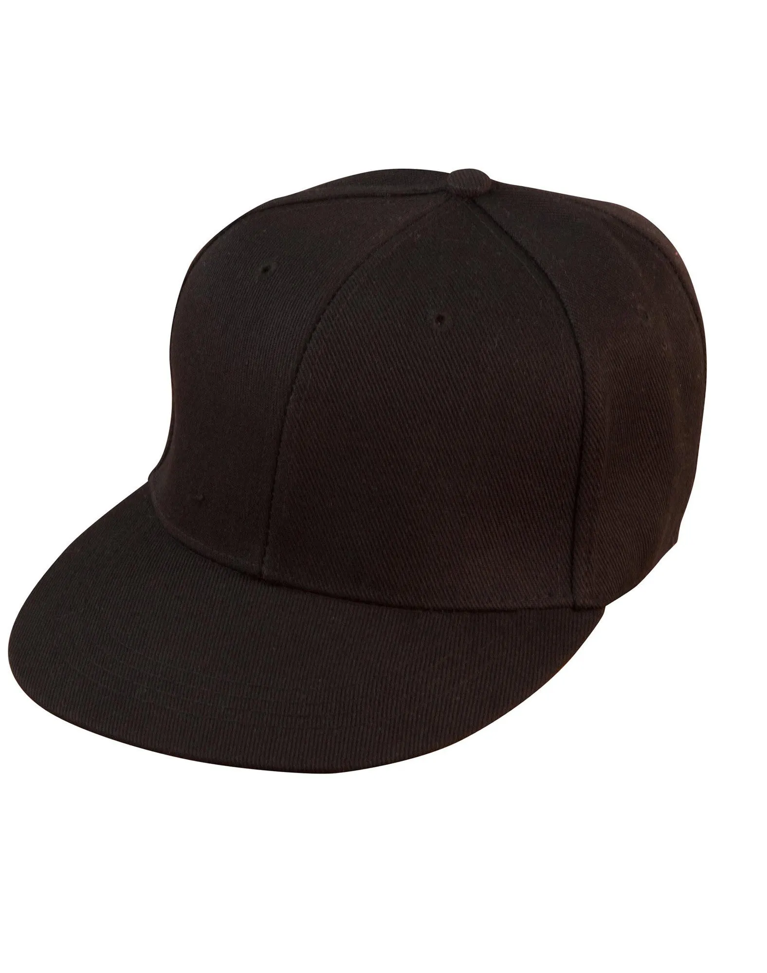 Snapback flat brim cap