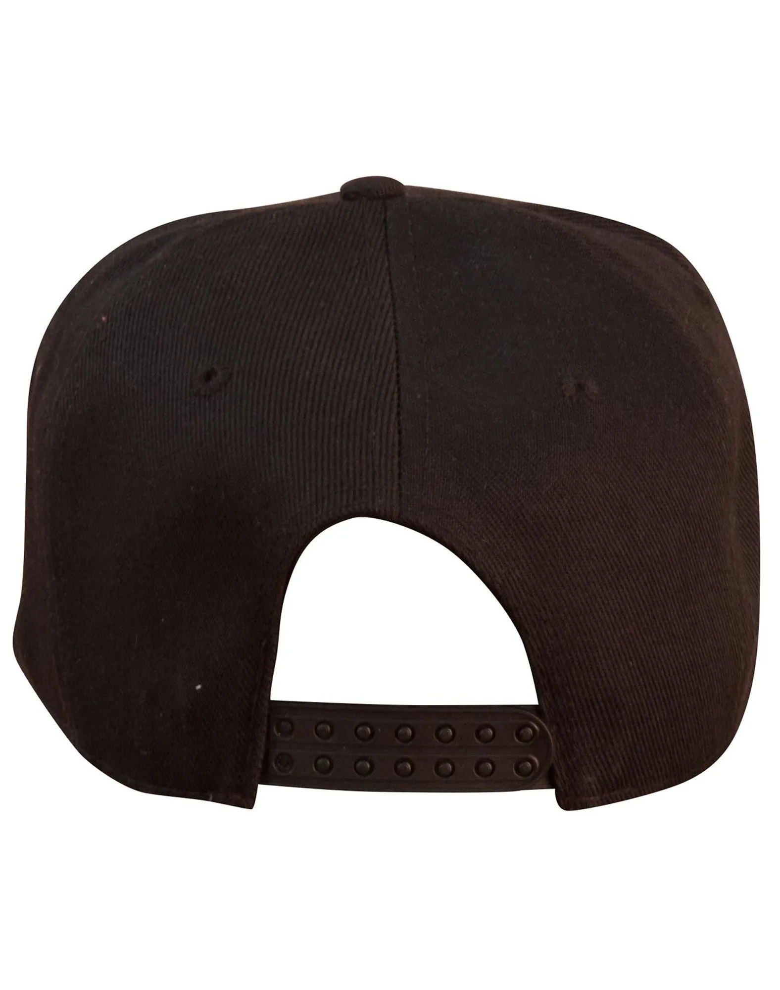 Snapback flat brim cap