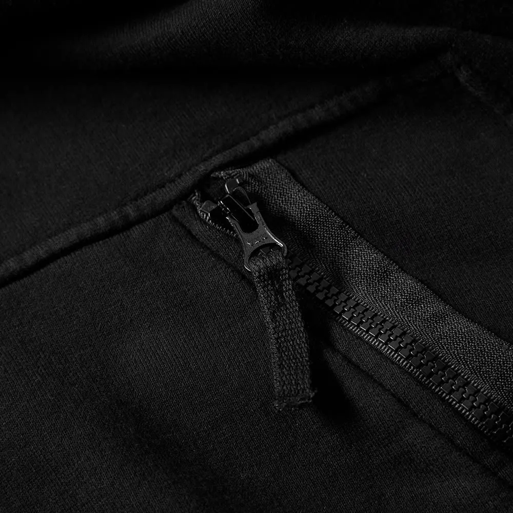 Stone Island Garment Dyed Fleece HoodyBlack