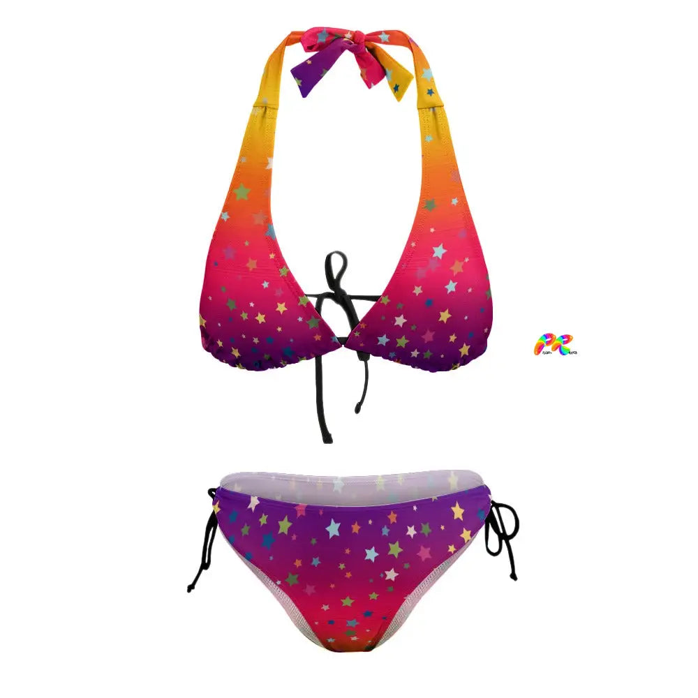 Sunset Stars Plus Size Bikini