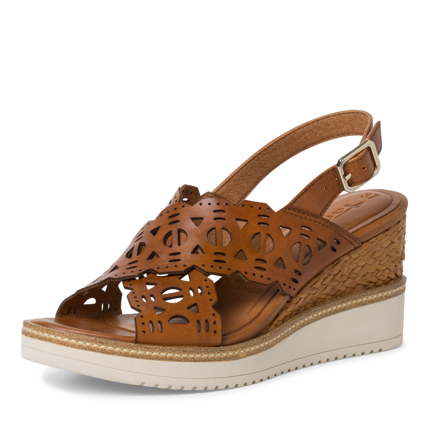 Tamaris Wedge Sandal Cognac