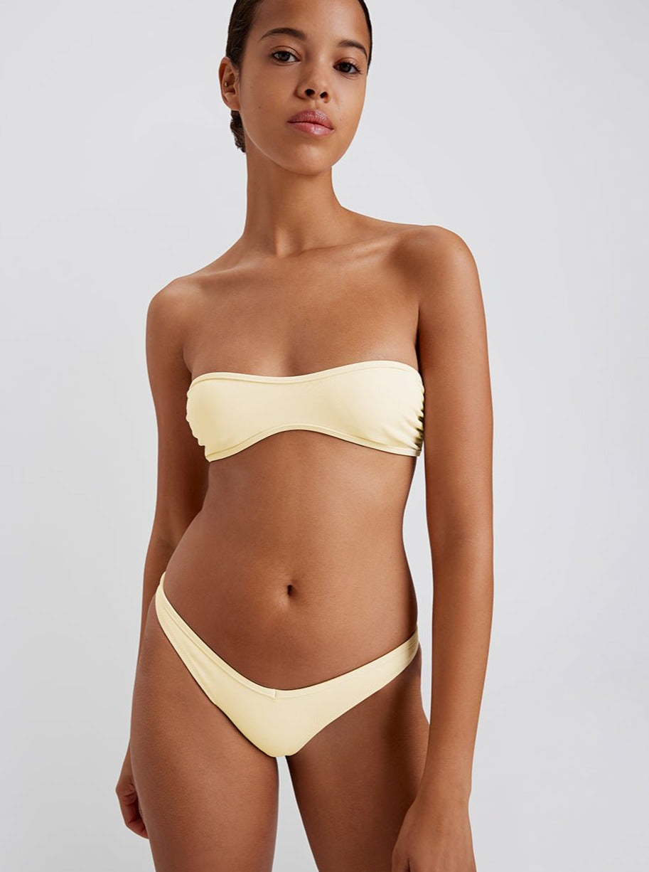 The Maeve Bikini Top in Ecru