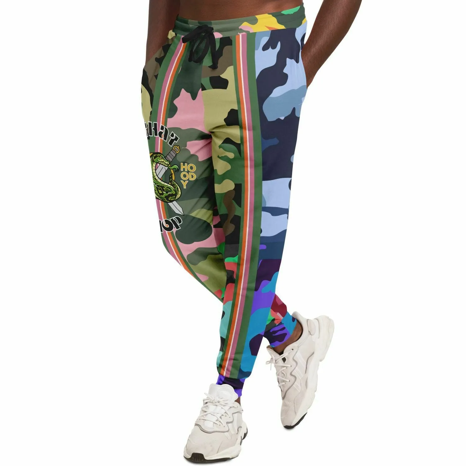 THS Snake Bite Patchwork Camo Fleece Joggers