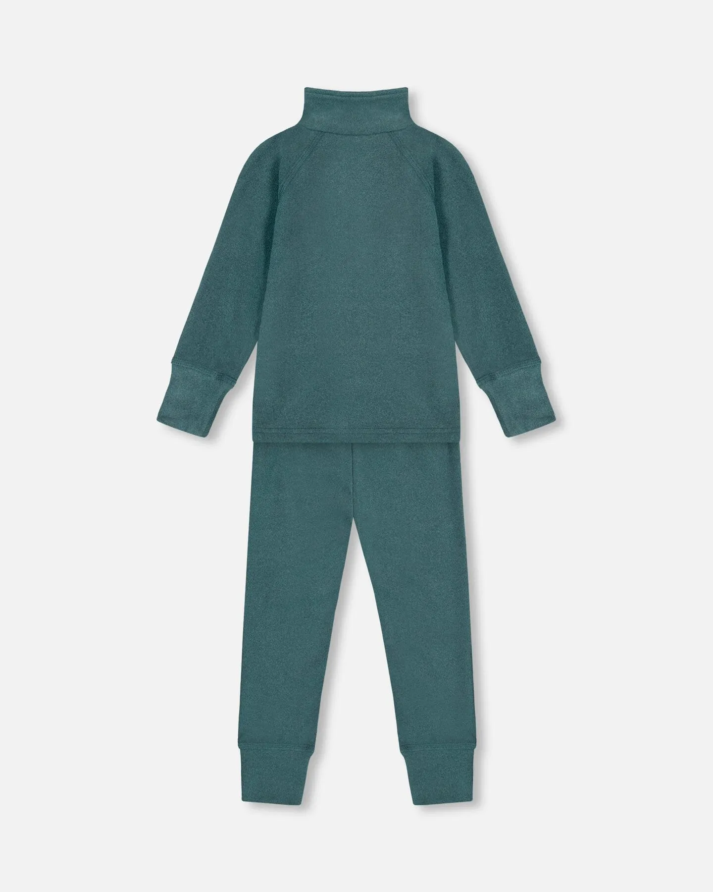 Two Piece Thermal Underwear Set Pine Green