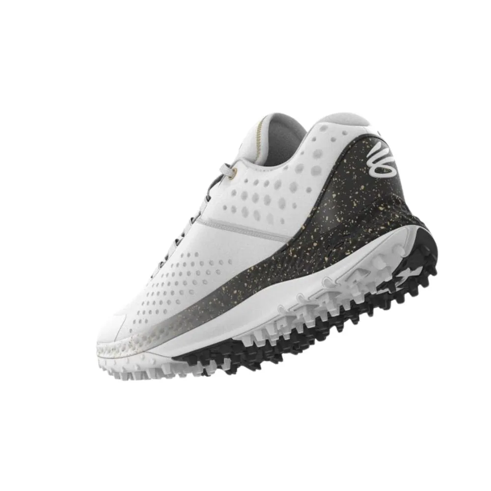 Under Armour Men's UA Curry 1 Golf Shoes - White/Black