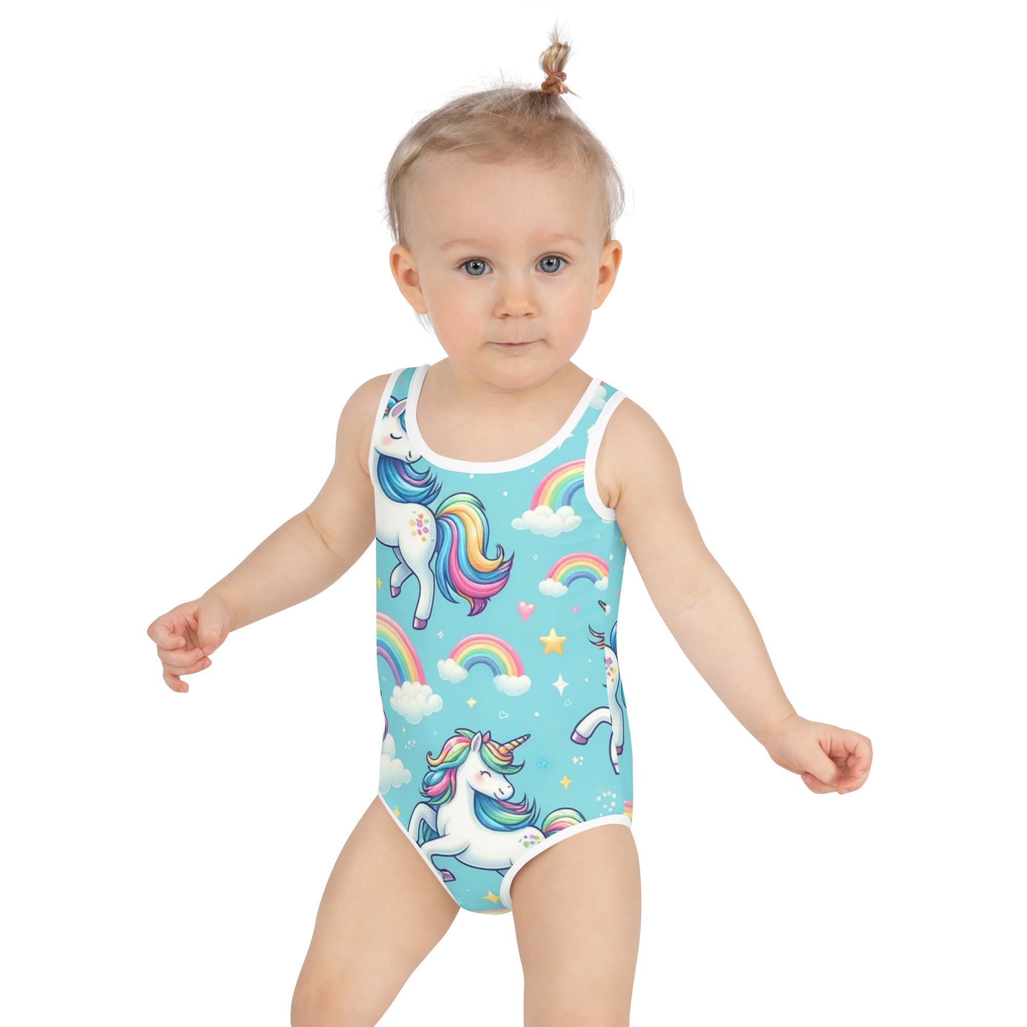 Unicorn Dreamscape One Piece Girls Swimsuit