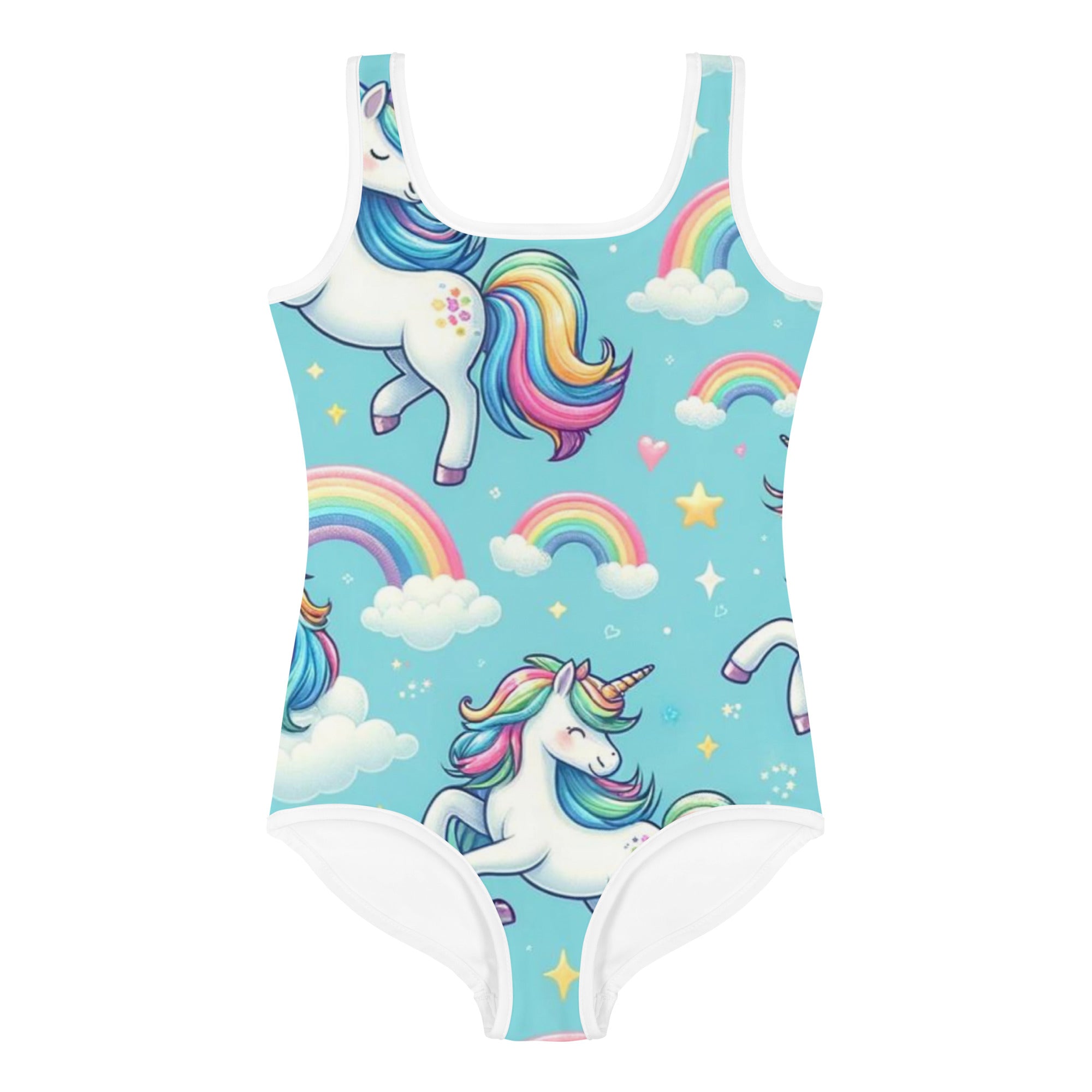 Unicorn Dreamscape One Piece Girls Swimsuit