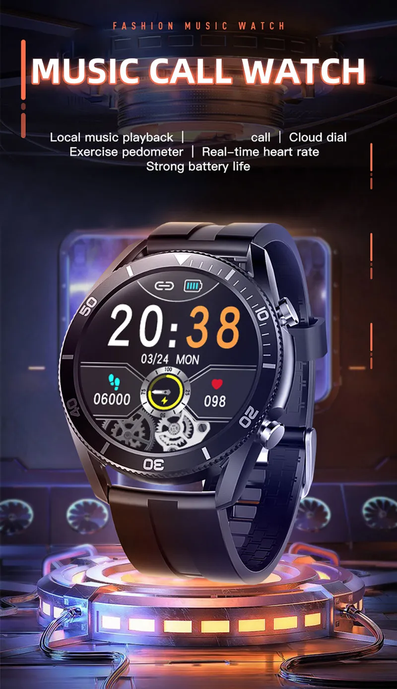 Unisex Full Touch IP67 Waterproof Multi-Sport Mode Smart Watch