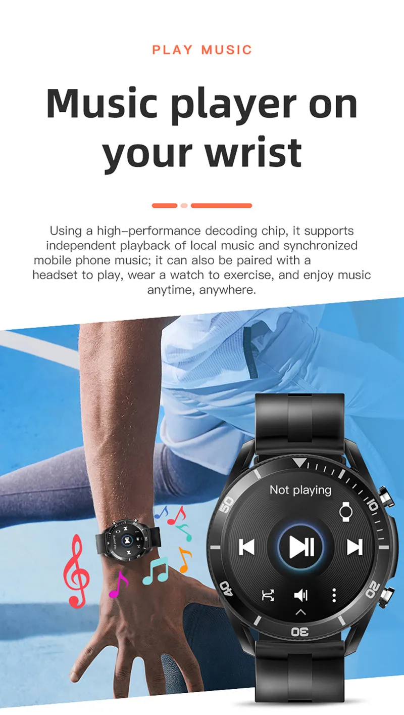 Unisex Full Touch IP67 Waterproof Multi-Sport Mode Smart Watch