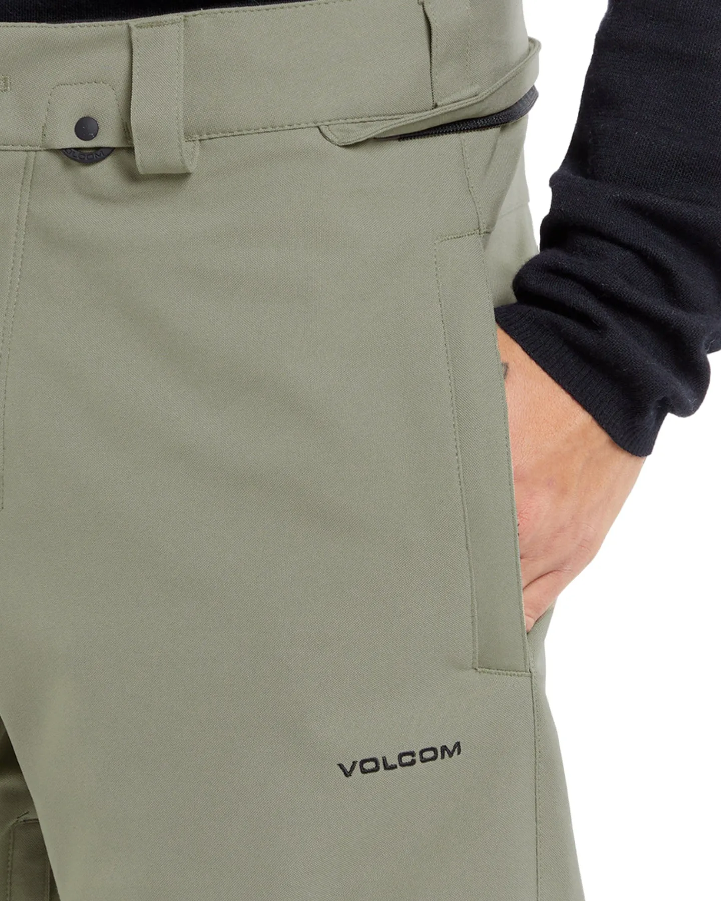 Volcom Freakin Snow Chino - Light Military | Shop Snow Pants & Suits at Trojan Wake Ski Snow & Snow Skiers Warehouse