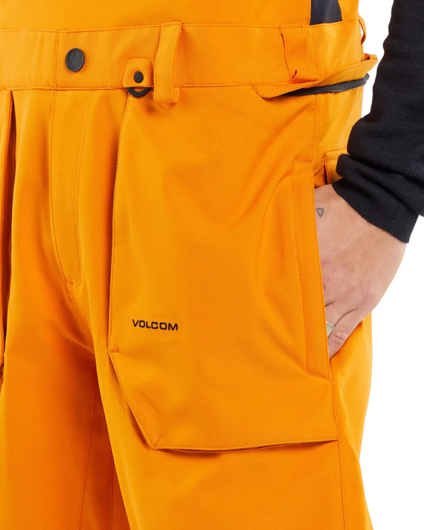 Volcom Roan Bib Overall - Gold | Shop Snow Pants & Suits at Trojan Wake Ski Snow & Snow Skiers Warehouse