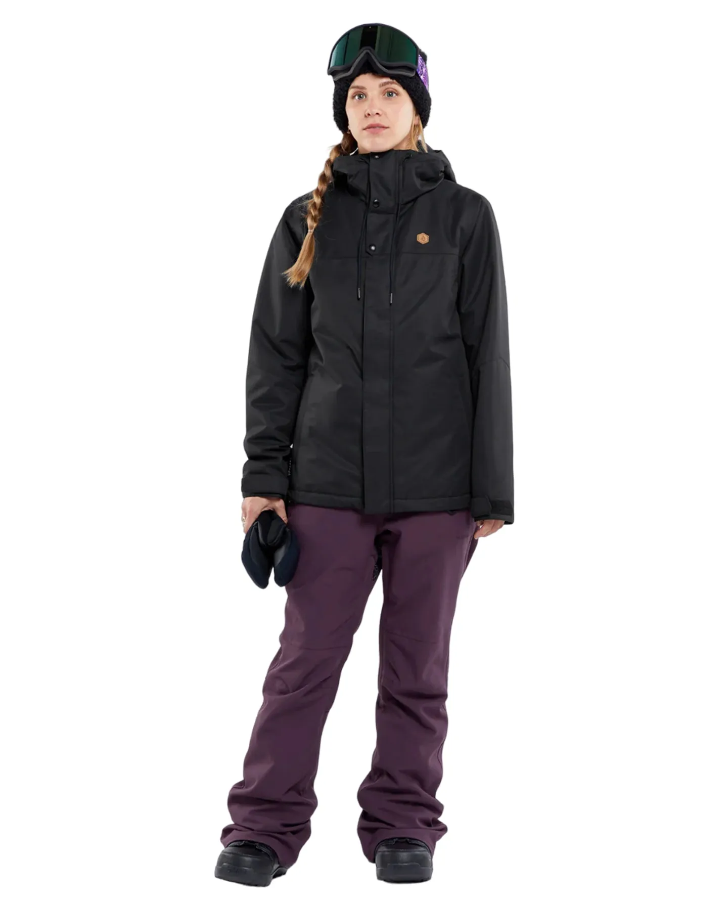 Volcom Swift Bib Overall - Blackberry | Shop Snow Pants & Suits at Trojan Wake Ski Snow & Snow Skiers Warehouse