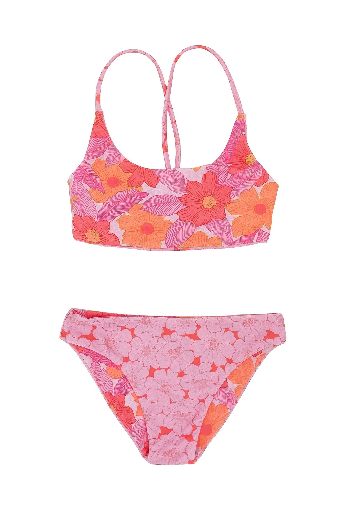 Waverly Reversible Bikini - Pink Floral