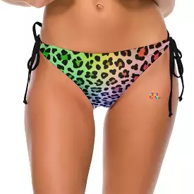 Women's Colorful Leopard Bikini Bottoms