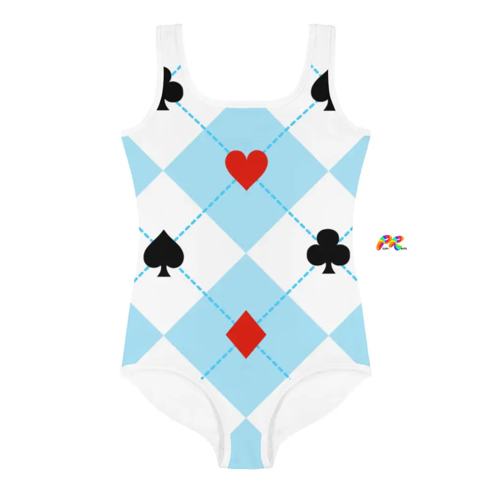 Wonderland One Piece Girls Swimsuit