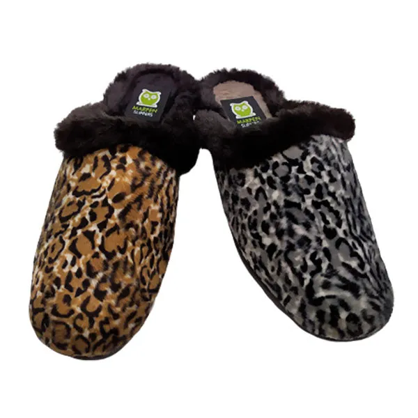 Zapatilla de casa estampación de leopardo Marpen Slippers